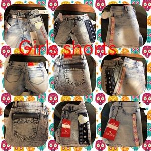 Girls denim shorts